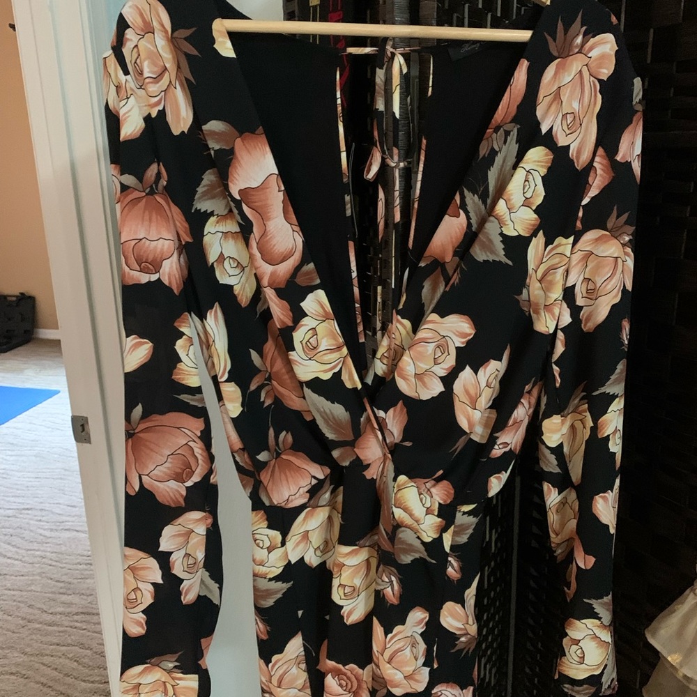 Floral romper in size medium